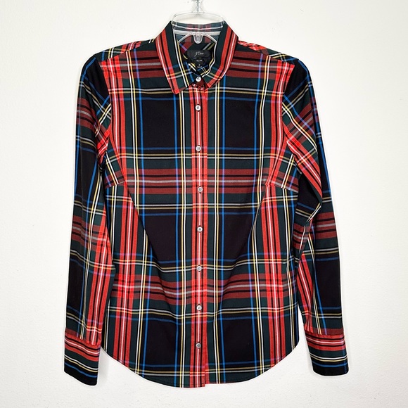 J. Crew Tops - J Crew Slim plaid button down shirt